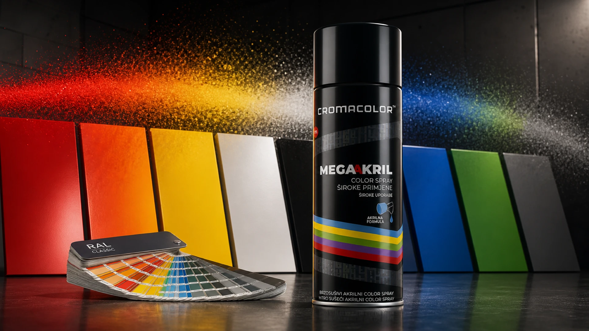 Sprej MEGAKRIL 400 ml razni - Slika 3