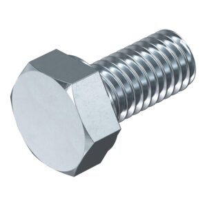 Vijak matični M14 DIN933 klasa 8,8  šesterokutna glava za ključ pocinčano