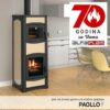 AlfaPlam Peć za etažno grijanje s pećnicom PAOLLO F - 20 kW  Crvena/Bež - Image 7