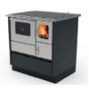 AlfaPlam štednjak na kruta goriva 75 INOX  ECO DESIGN (6kW) Crveni/Antracit