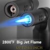 Torch Jet Flame Plamenik upaljač turbo  Moderan i snažan upaljač u raznim bojama metalik - Image 3