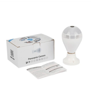 Videonadzor, kućna IP kamera 4G oblik žarulje E27 360°