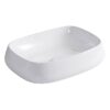 UMIVAONIK EVEREST  560x420x140mm, ZDJELASTI, bijeli, OVALNI 9243