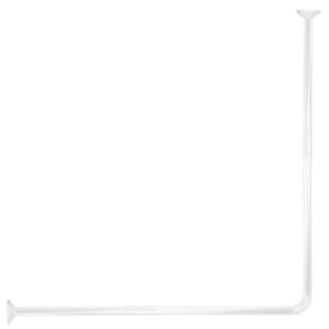 NOSAČ TUŠ ZAVJESE ZA TUŠ KADU 80X80 CM ALUMINIJ, BIJELI TENDANCE 2102100