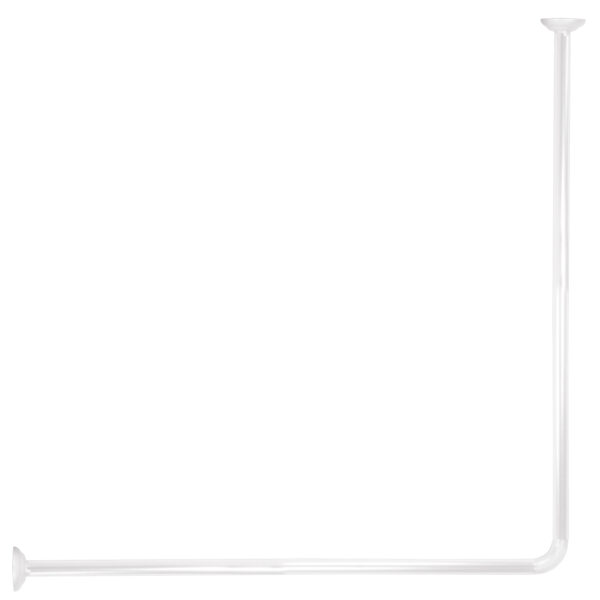 NOSAČ TUŠ ZAVJESE ZA TUŠ KADU 80X80 CM ALUMINIJ, BIJELI TENDANCE 2102100