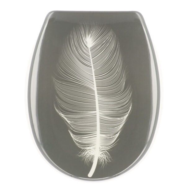 WC DASKA DUROPLAST SA PLASTIČNIM OKOVIMA, MONCEAU CVIJET 4404L55 TENDANCE