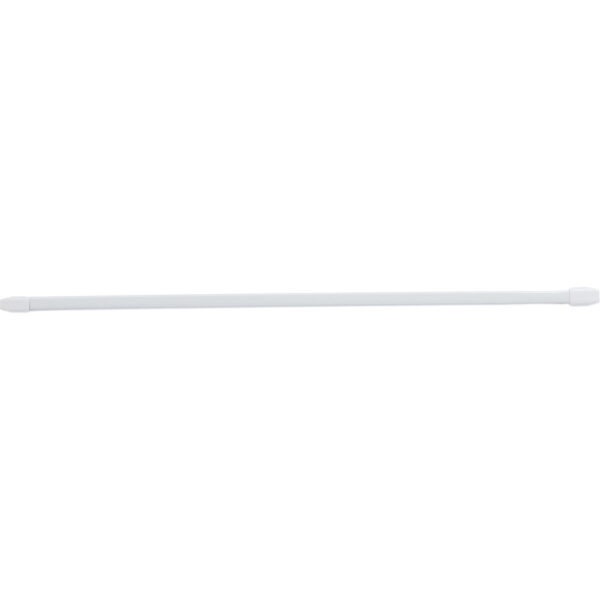 KARNIŠA ZA PROZOR, OVALNA PLOSNATA,, RAZVLAČNA 70-80 CM, 2 KOM. – BIJELA VITRAŽNA PALICA - Image 3