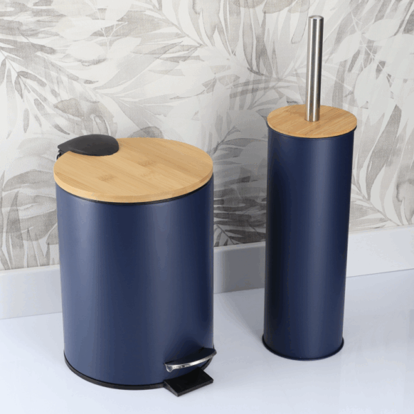 WC ČETKA METAL/BAMBUS, PLAVA TENDANCE 6607118 - Image 2