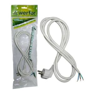 Kabel priključni bijeli 1.8met 3X1.5mm2 za štednjak, električne strojeve, kućanske aparate