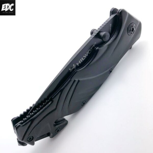 Nož džepni preklopni HILWOD L00616B  21cm Crni EDC - Image 2