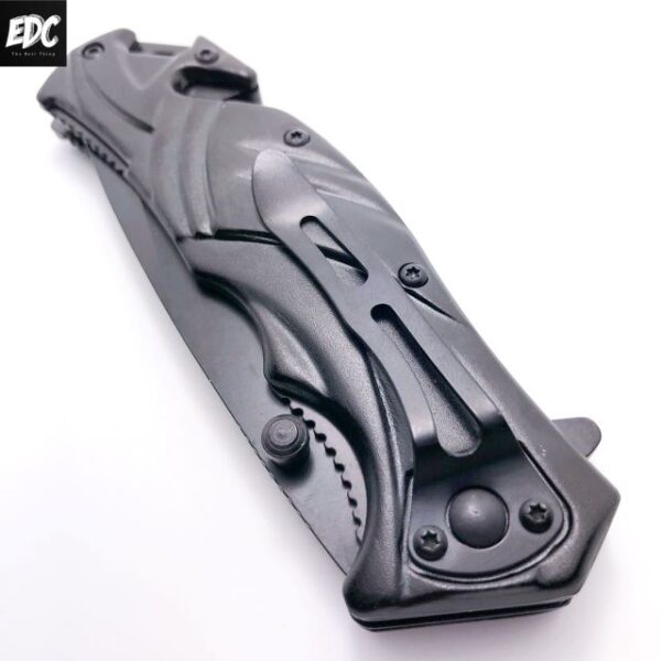 Nož džepni preklopni HILWOD L00616B  21cm Crni EDC - Image 3