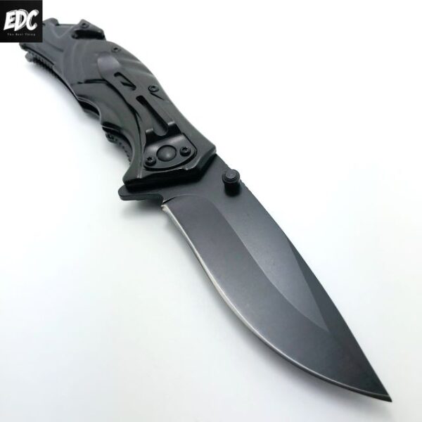 Nož džepni preklopni HILWOD L00616B  21cm Crni EDC - Image 5