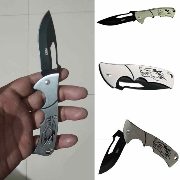 Nož džepni preklopni W63 Srebrni 17cm - Image 3