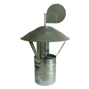 Pijevac krovni pocinčani Ø140 mm, kapa za dimnjak