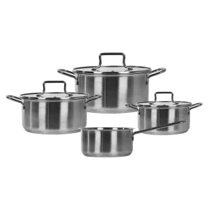 Set inox lonaca 7 komada Isabelle pogodno za indukciju