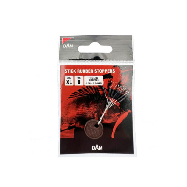 Stoperi gumeni DAM Stick Rubber Stopper 9 komada Veličina S - Image 3