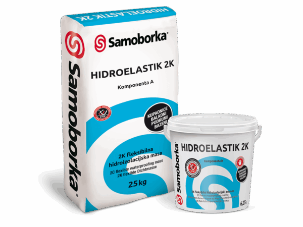 SAMOBORKA - HIDROELASTIK 2K  set 8 kg + 2 l   hidroizolacija