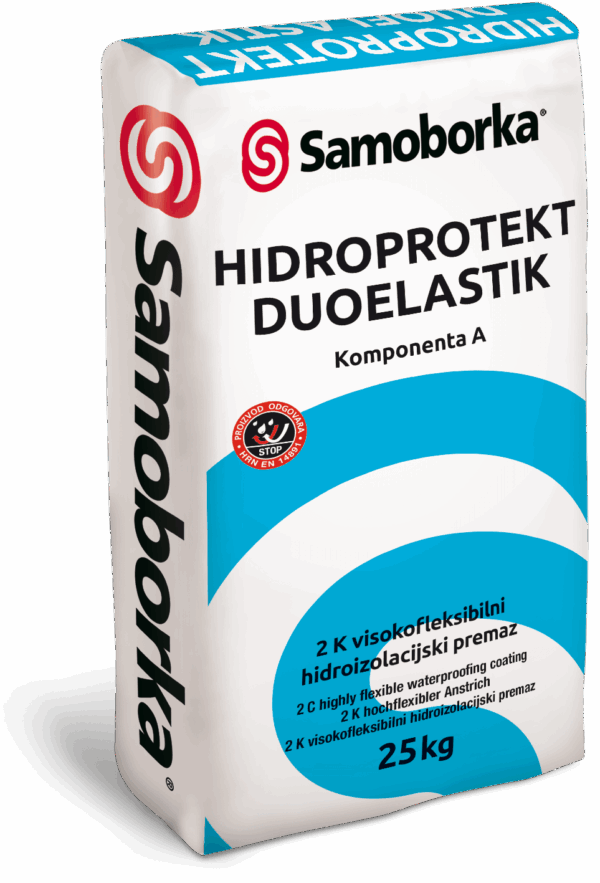 SAMOBORKA - HIDROPROTEKT DUOELASTIK  set 10 kg + 5 l   hidroizolacija - Image 2