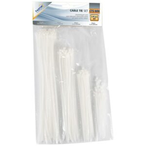 Vezice plastične Bijele set 75 komada