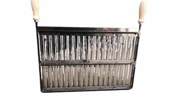 Roštilj ploča Inox s ručkama, 610x425 mm - Image 6