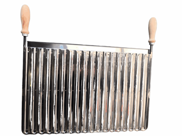 Roštilj ploča Inox s ručkama, 670x425 mm s maticama M10 - Image 6