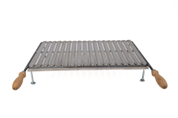 Roštilj ploča Inox s ručkama, 670x425 mm s maticama M10