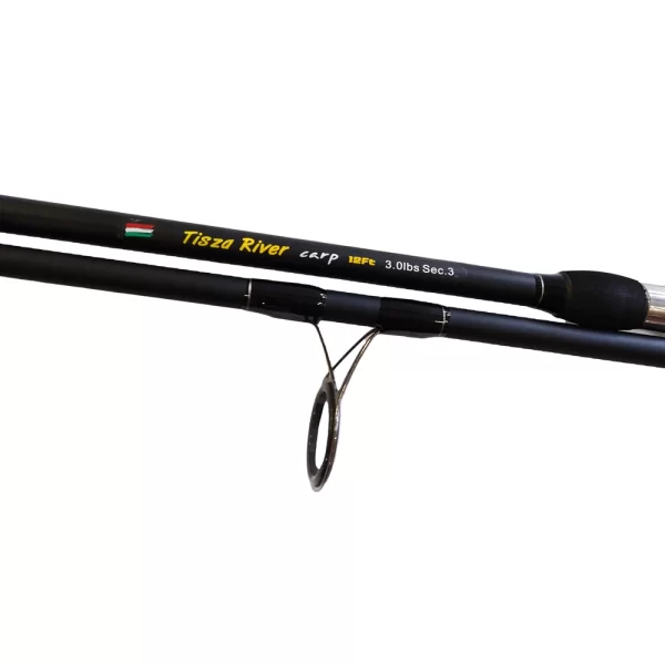Štap za ribolov TISZA 3,60 m, 3lb, 3 dijela, Crni - Image 2
