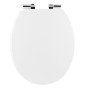 WC DASKA TENDANCE MDF SA KROM OKOVIMA SOFT CLOSE, BIJELA