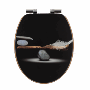 WC DASKA TENDANCE MDF SA INOX OKOVIMA SOFT CLOSE, PLENITUDE