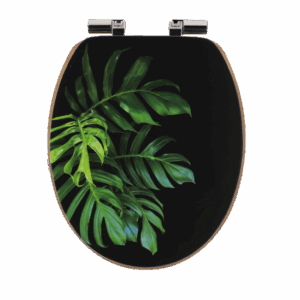 WC DASKA TENDANCE MDF SA INOX OKOVIMA SOFT CLOSE, GREEN ADDICT