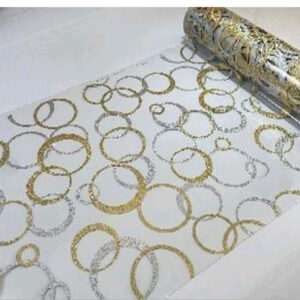 Stolnjak prozirni silikonski 0,8 m širine sa uzorkom 4374