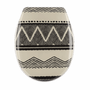 WC DASKA TENDANCE DUROPLAST SA PLASTIČNIM OKOVIMA, TRIBAL LODGE