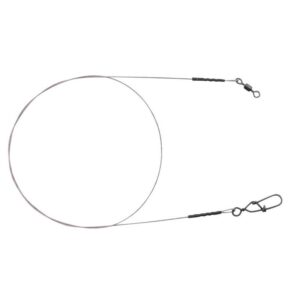 Predvez Sajla Žica s kopčama SPRO Matte Black Leader 7x7 40cm 0,45mm 15kg 4621-106