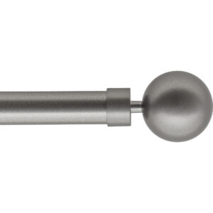 KARNIŠA zidna LUANCE SET RAZVLAČNA,  210-380 CM, FLORENCE – GAIA - SIVA