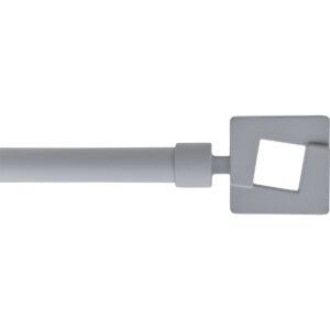 KARNIŠA zidna LUANCE SET RAZVLAČNA,  120-210 CM,  STUDIO – SIVA