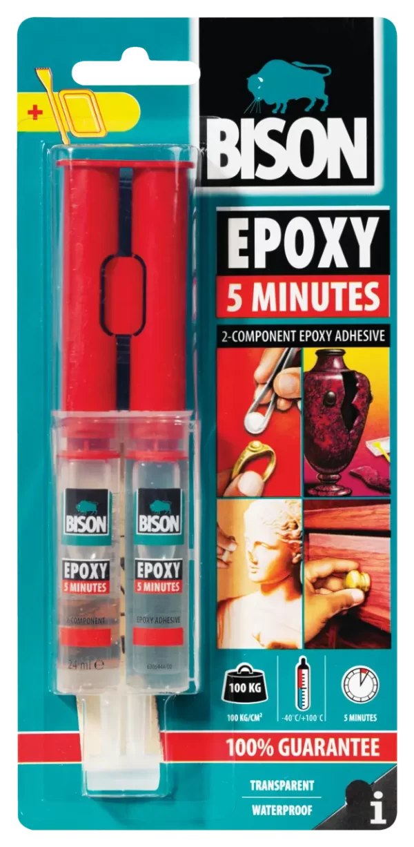 BISON LJEPILO 2K EPOXY 5 min 24ml