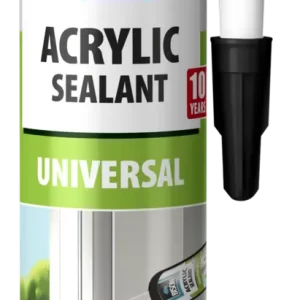 BISON Akrilno Brtvilo Univerzalno 300ml Kartuša Bijelo, Sivo, Smeđe, Crno