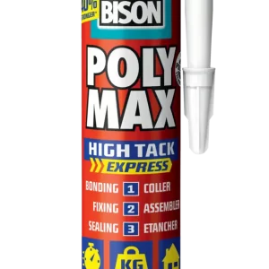 BISON Montažno Ljepilo Poly Max® High Tack Express Bijelo 425G