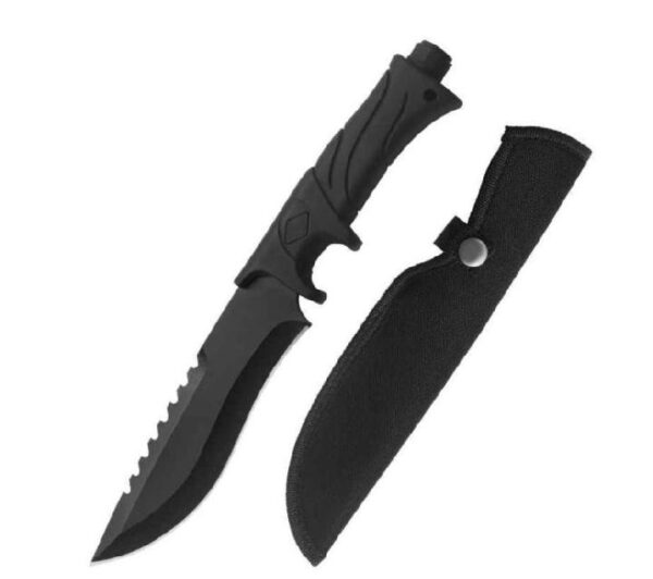 Nož Fiksni lovačko-kamping nož Black Bowie