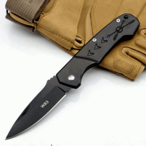 Nož džepni sklopiv (EDC) GLO8T Poker Fkush Crni