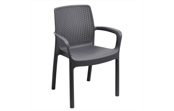 Stolica  PVC "REGINA" Antracit