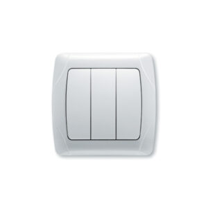 Sklopka PŽ Viko CARMEN bijela 3 sklopke u seriji 068