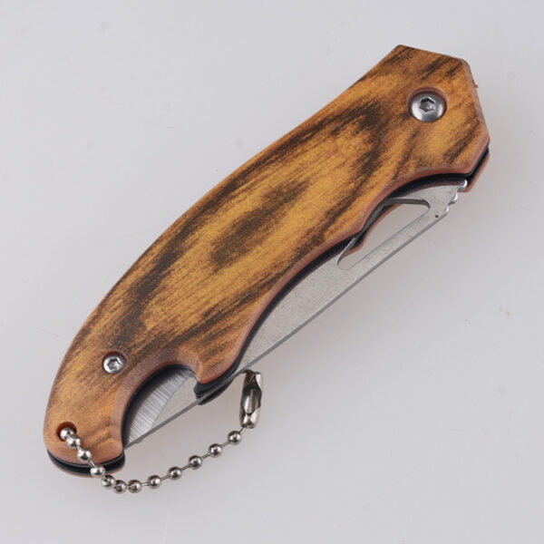 Nož džepni sklopiv (EDC)  model KA063 lančić drvo otvarač (HU-2565) - Image 5