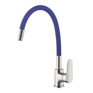 SLOVARM Miješalica za sudoper COLOR  stojeća visoki savitljivi silikonski izljev-PLAVA