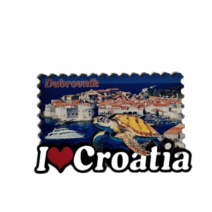 Magnet za frižider, Hrvatski suvenir, I love Croatia, slika Dubrovnik (74858)
