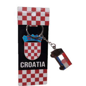 Privjesak za ključeve, Hrvatski suvenir, Zastava na kamionu