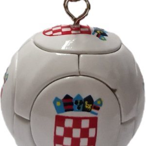 Privjesak za ključeve, Hrvatski suvenir, lopta sa grbom