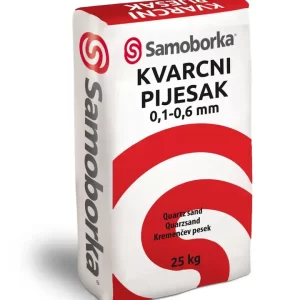 KVARCNI PIJESAK 25kg za fugiranje opločnika, pjeskarenje