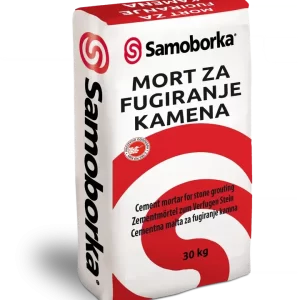 MORT ZA FUGIRANJE KAMENA 30kg cementna masa za fugiranje kamena 4000 Bijeli