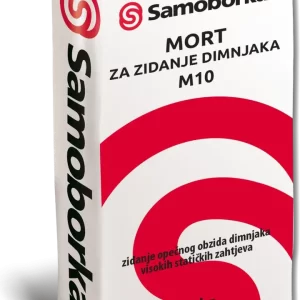 MORT ZA ZIDANJE DIMNJAKA M10 25kg projektirani mort za zidanje opće namjene (G)
